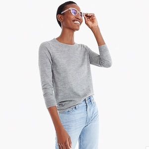 J. Crew Tippi Sweater in Heather Gray